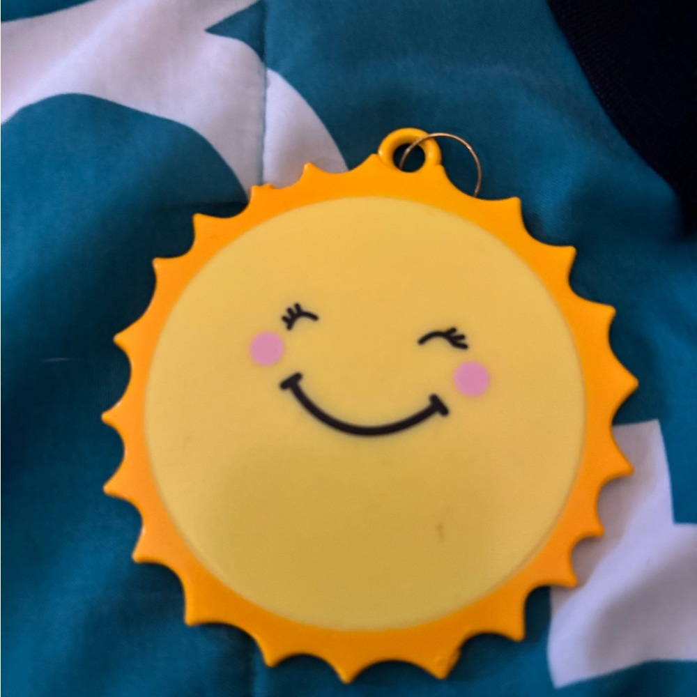 Sunny Smiles Kids Bag Charm - Yellow
